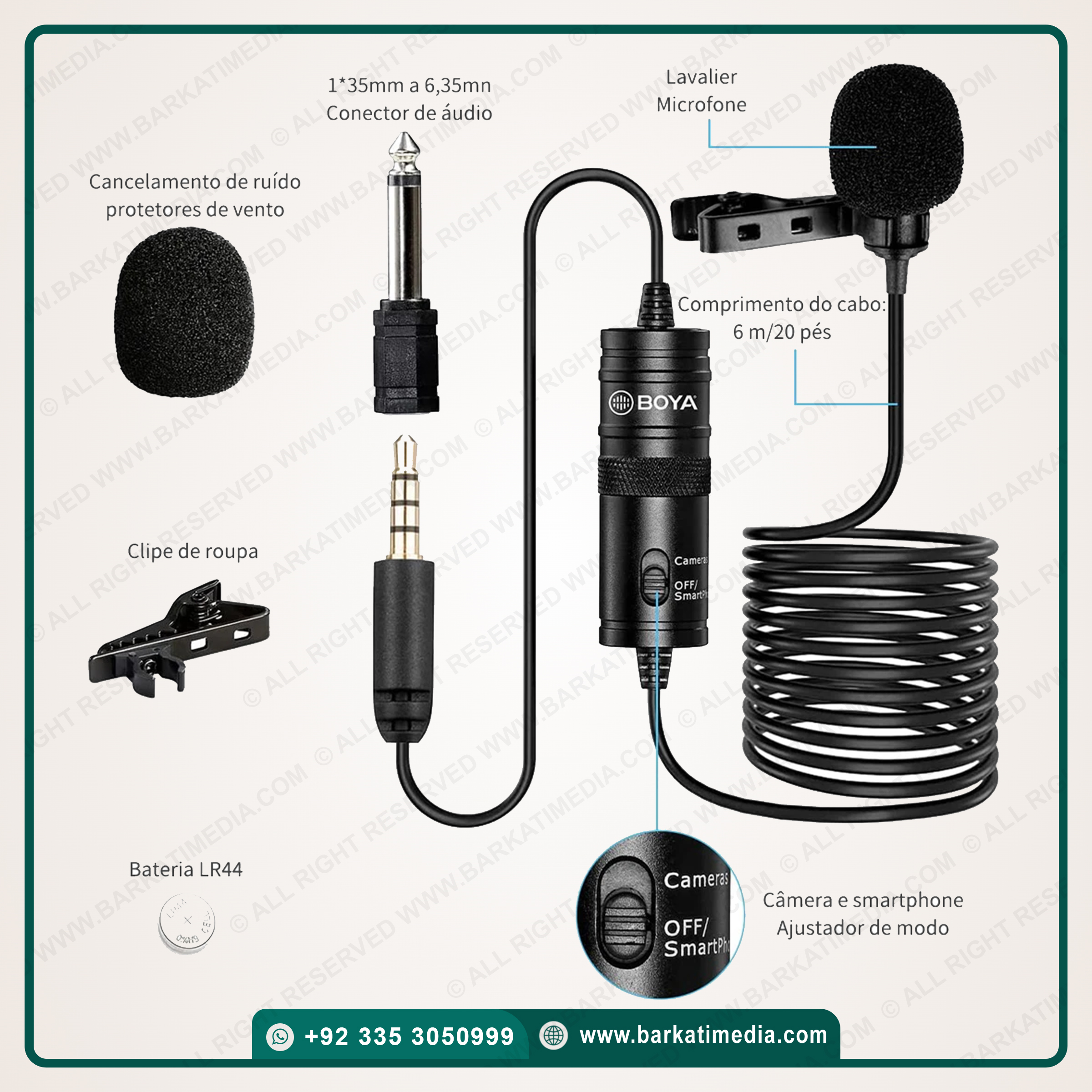 BOYA BY-M1 Lavalier Microphone - Image 3