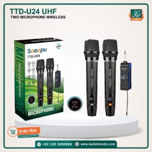 TTD-U24 UHF   TWO MICROPHONE WIRELESS