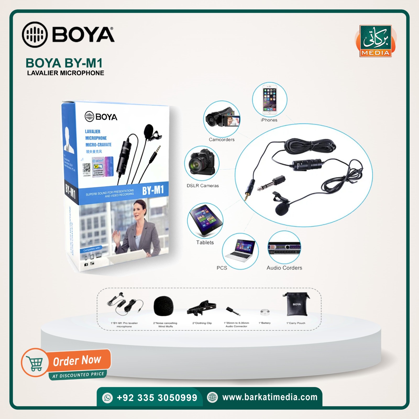 BOYA BY-M1 Lavalier Microphone