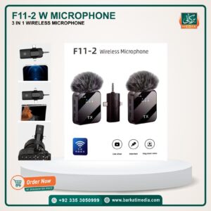 F11-2 MIC 3 IN 1 WIRELESS MICROPHONE
