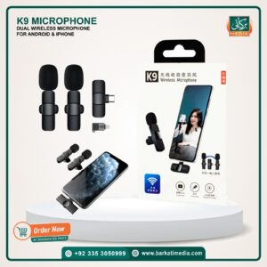 K9 MICROPHONE DUAL WIRELESS MICROPHONE