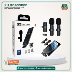 K11 MICROPHONE DUAL WIRELESS MICROPHONE