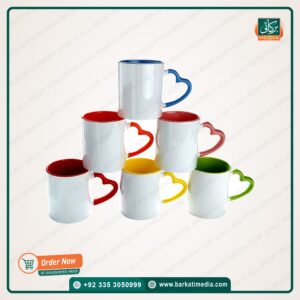 HEART HANDLE MUG CUSTOMISED PRINTING